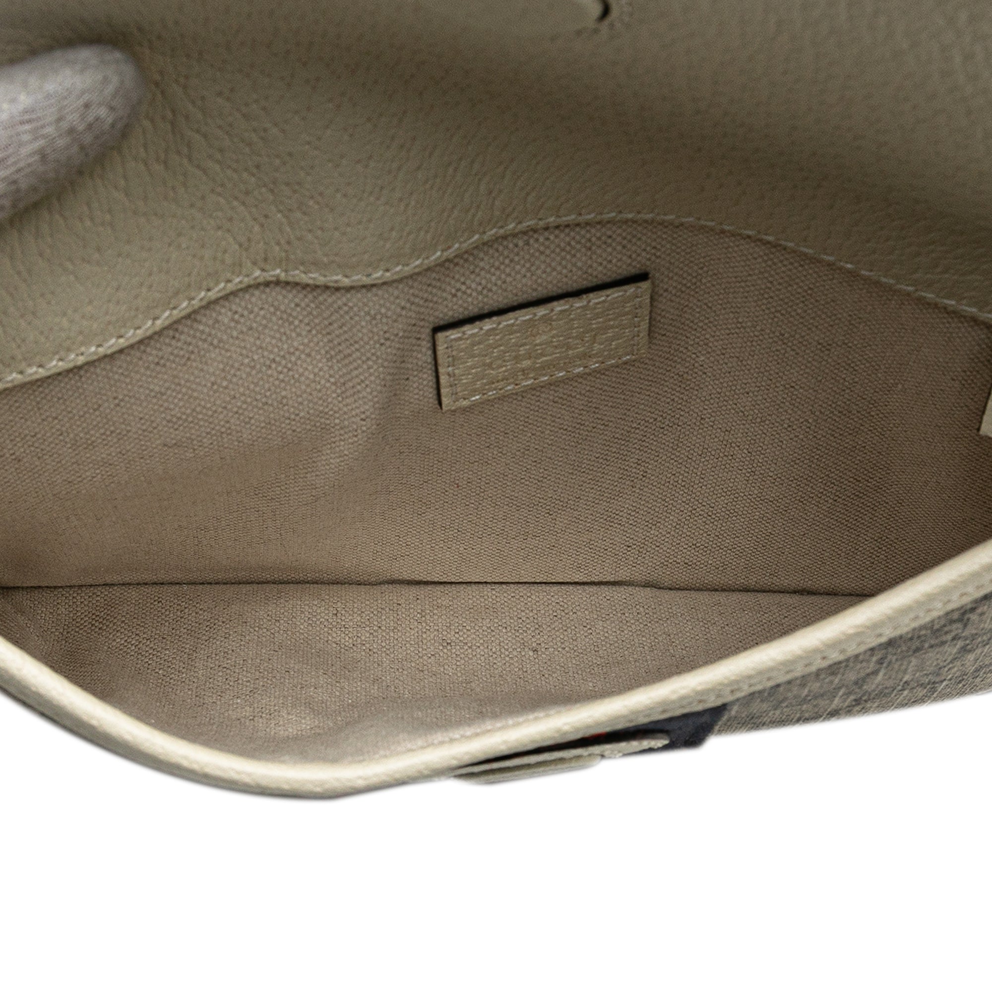 Gucci | Pre-Owned GG Supreme Ophidia Belt Bag | Brown/Beige/WhiteWhite