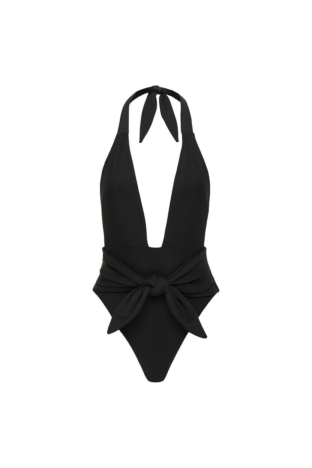 Tropez Tie-Up One-Piece | Sable