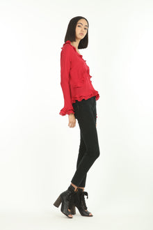 Sander Blouse | Lipstick Red