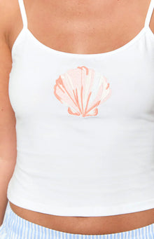 Scottie Shell Singlet | White