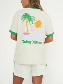 The Mayfair Group | Going Offline Sweatshort | Light Grey