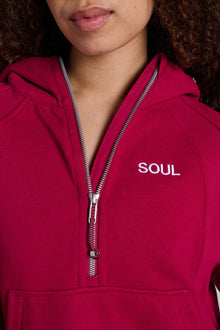 Lululemon | Scuba Oversized Half-Zip Hoodie | Berry Rumble