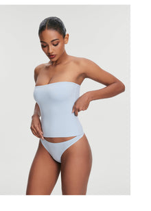 Seamless Full-Length Tube Top | Sky Blue
