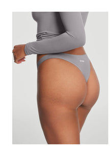Seamless Thong Panty | Cool Gray