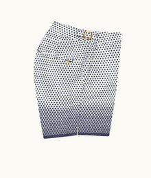 Setter Floret Shorter-Length Swim Shorts | White/Night Iris