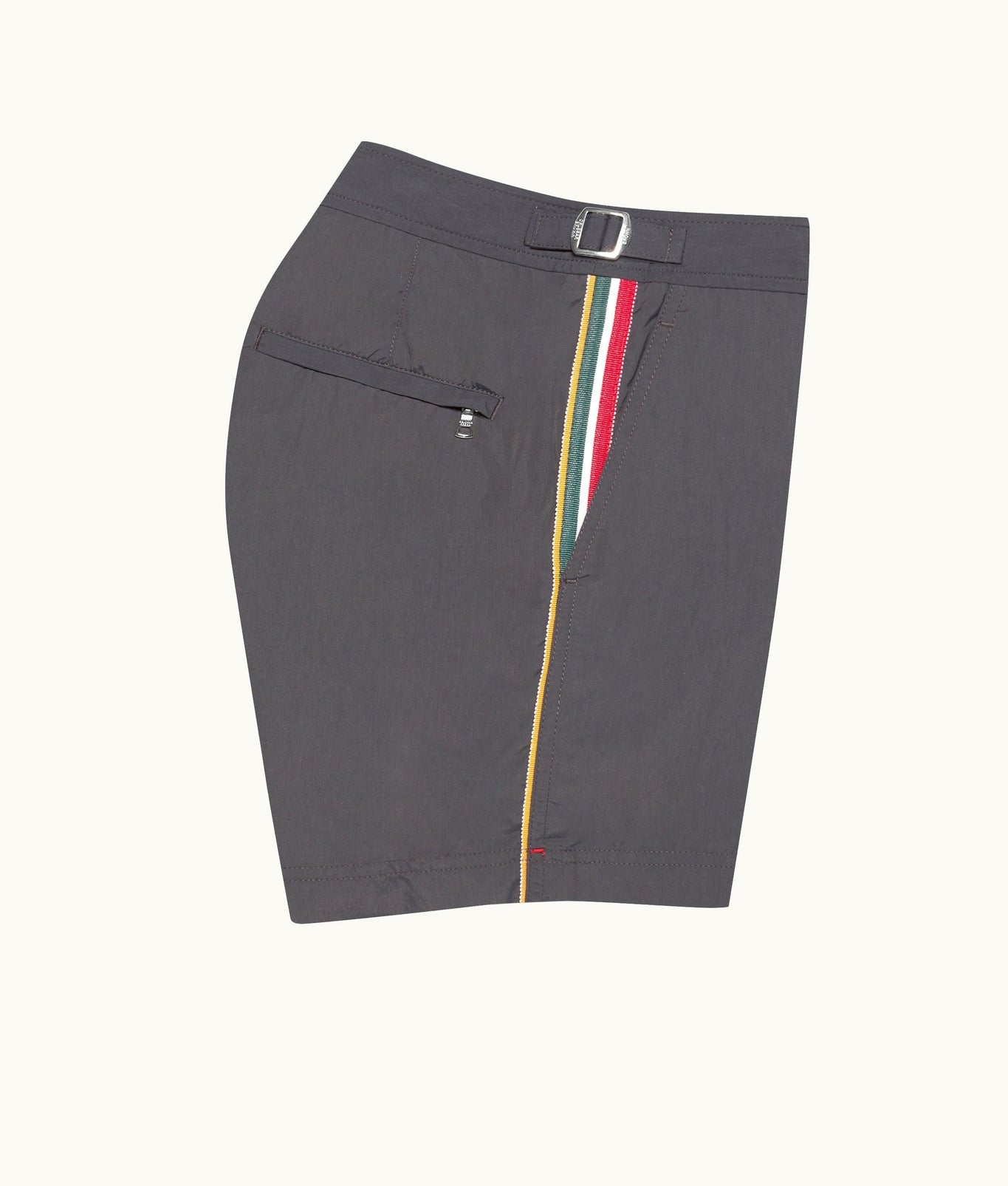 Setter Shorter-Length Concealed Ob Tape Swim Shorts | Piranha Grey