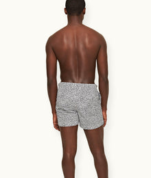 Setter Star Print Shorter-Length Swim Shorts | Cashew
