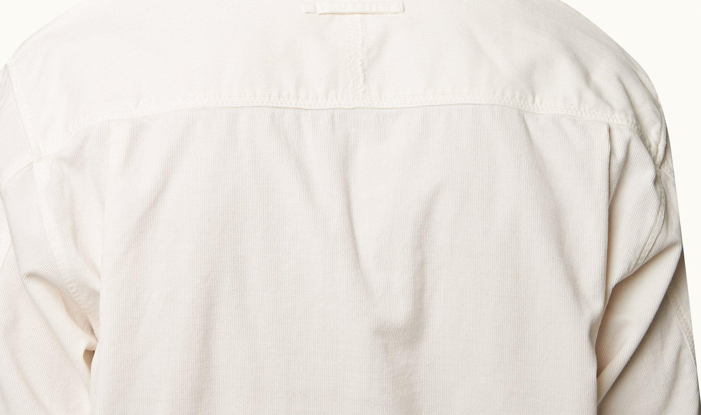 Shanklin Corduroy Classic Collar Relaxed Fit Overhead Corduroy Shirt | Sea Mist