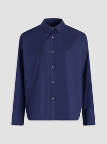 Sirene Scarf-Back Shirt | Navy