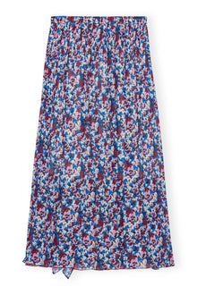 Skirt in Floral Georgette | Multicolour