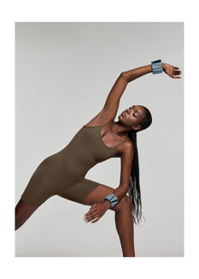 Sleeveless One-Piece Bodysuit | Espresso