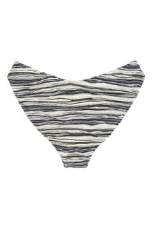 Added Coverage Lulu (Zig-Zag Stitch) Bikini Bottom | Slub Knit