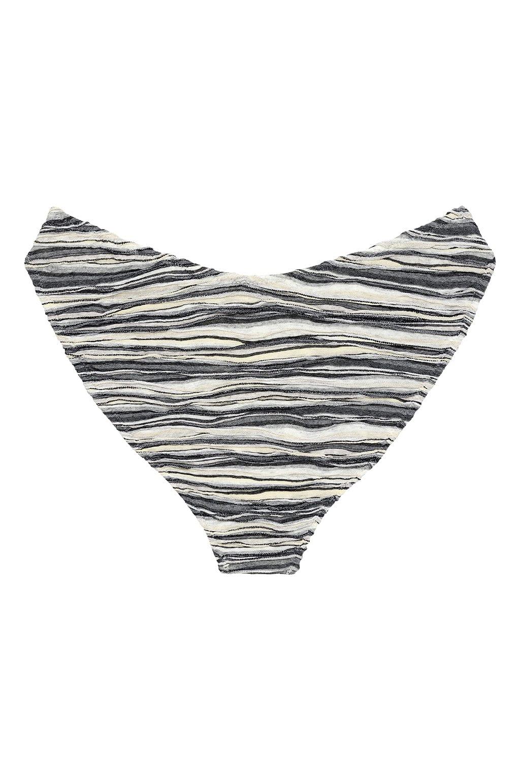 Added Coverage Lulu (Zig-Zag Stitch) Bikini Bottom | Slub Knit
