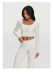 Soft Seamless Lounge Pants | White