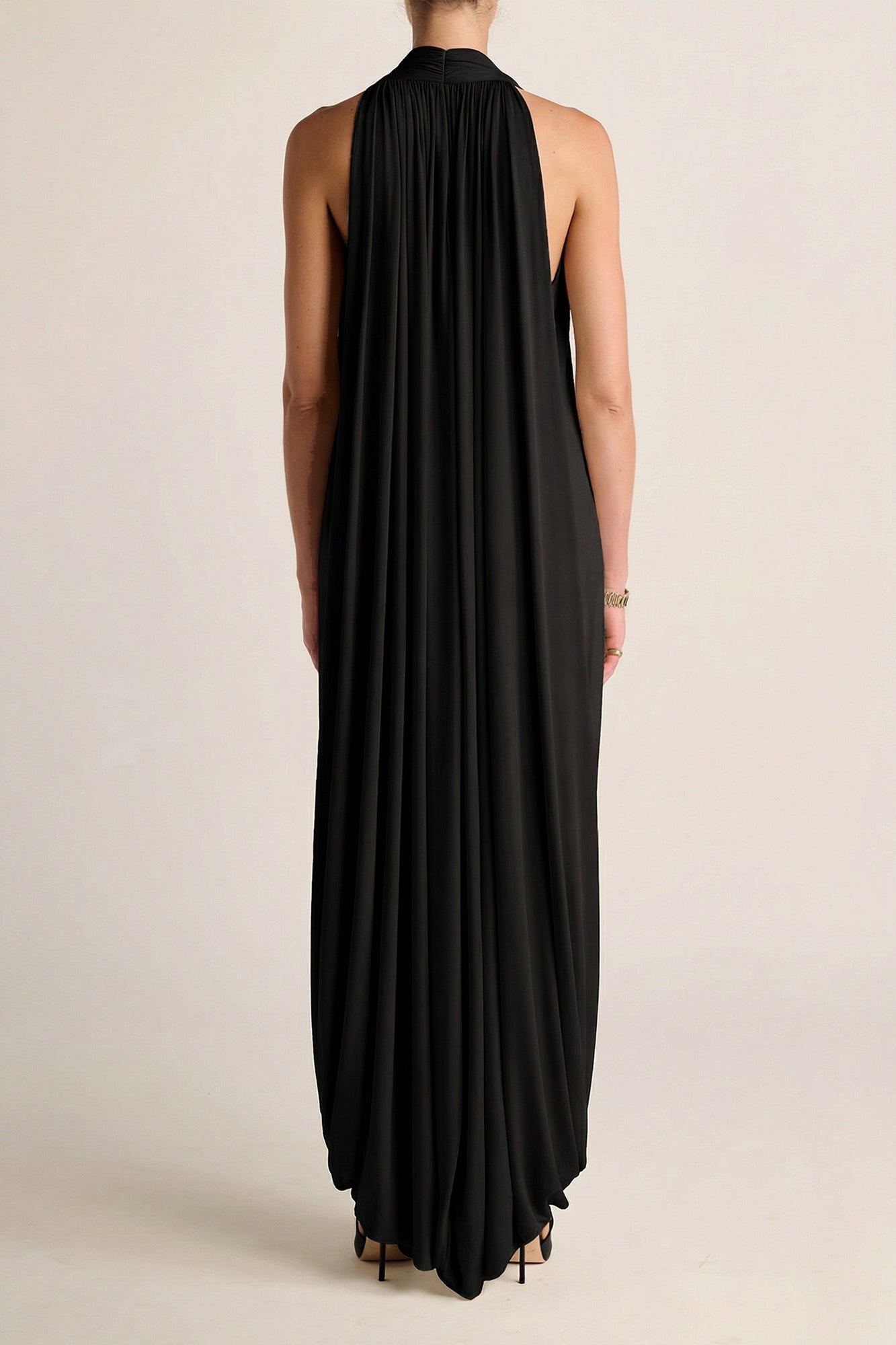 Solina Halter Dress | Black