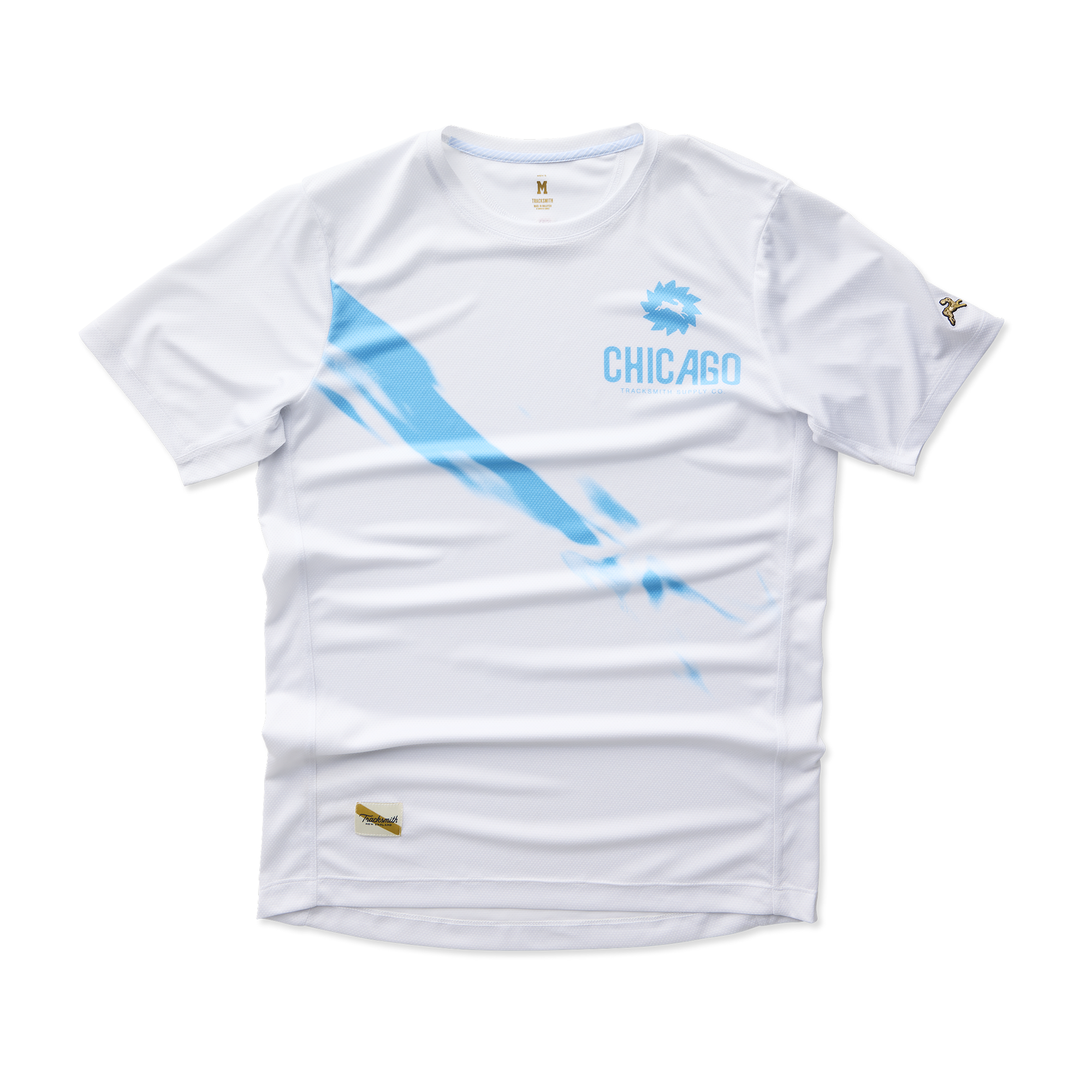 Mens | Chicago Tee | White/Capri
