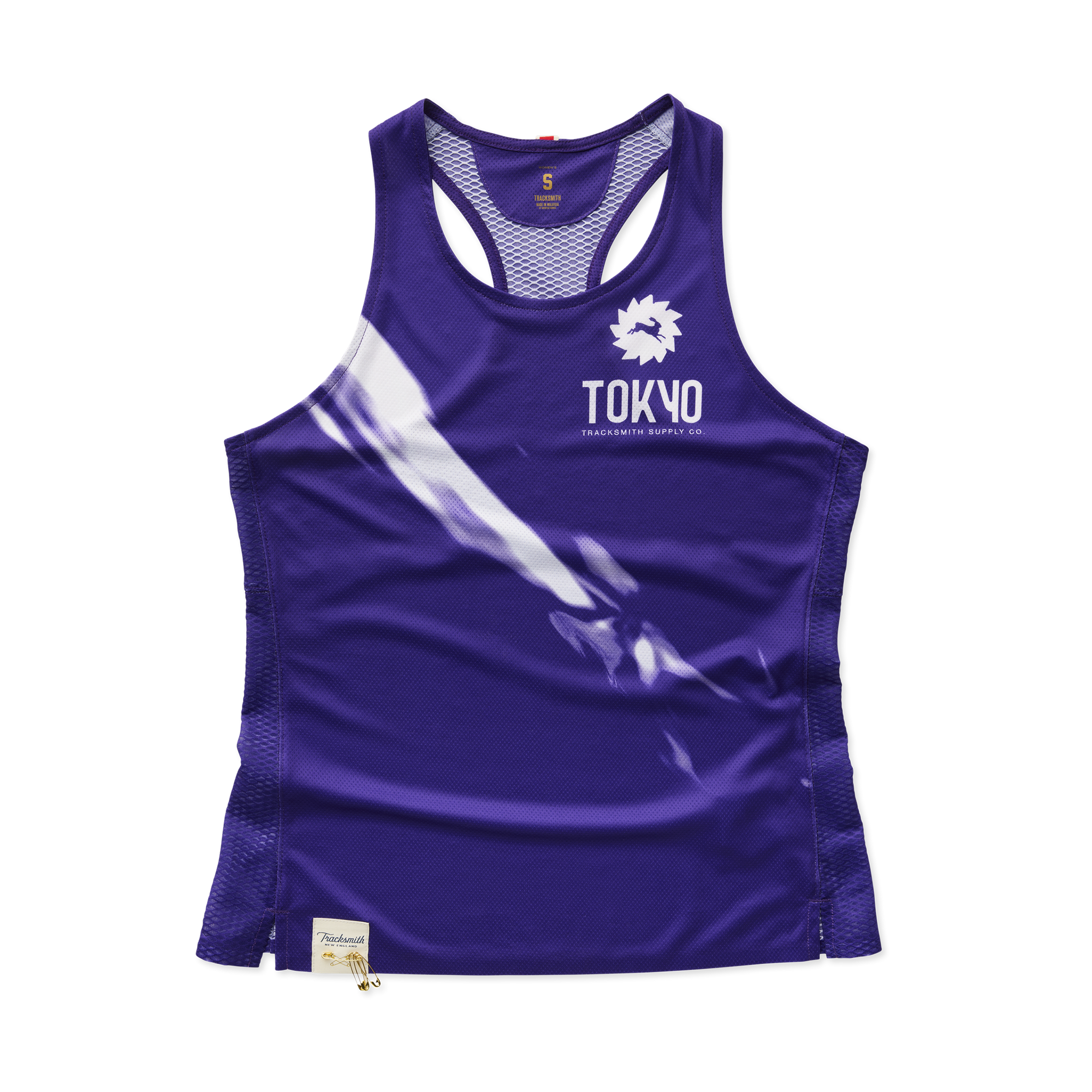 Womens | Tokyo Singlet | Purple/White