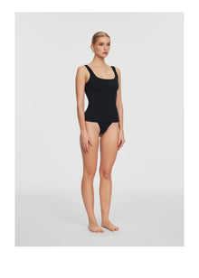 Square Neck Tank Top | Black