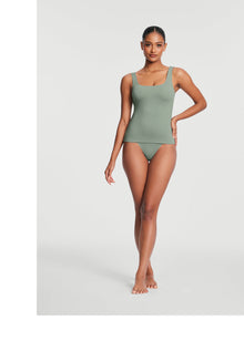 Square Neck Tank Top | Sage Green