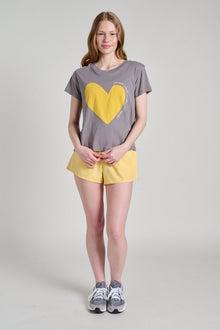 Kerri Rosenthal | Suke Manifesto Heart Tee | Charcoal