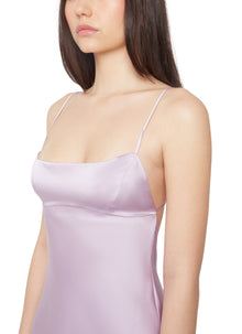 Womens | Sweetness Backless Cowl Dress | Lavender