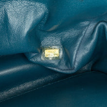 Chanel | Pre-Owned Jumbo Classic Lambskin Double Flap - I | Blue/Dark Blue