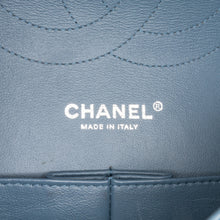 Chanel | Pre-Owned Jumbo Classic Lambskin Double Flap - II | Blue/Dark Blue