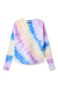 Kids | Kids Long Sleeve Hi-Lo Tee | Multi Stripe Lines 5