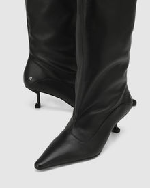 Womens | Tate Nappa Prince Leather Boot | Black