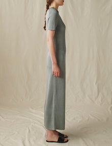 Womens | The Knit T-Shirt Dress | Steel