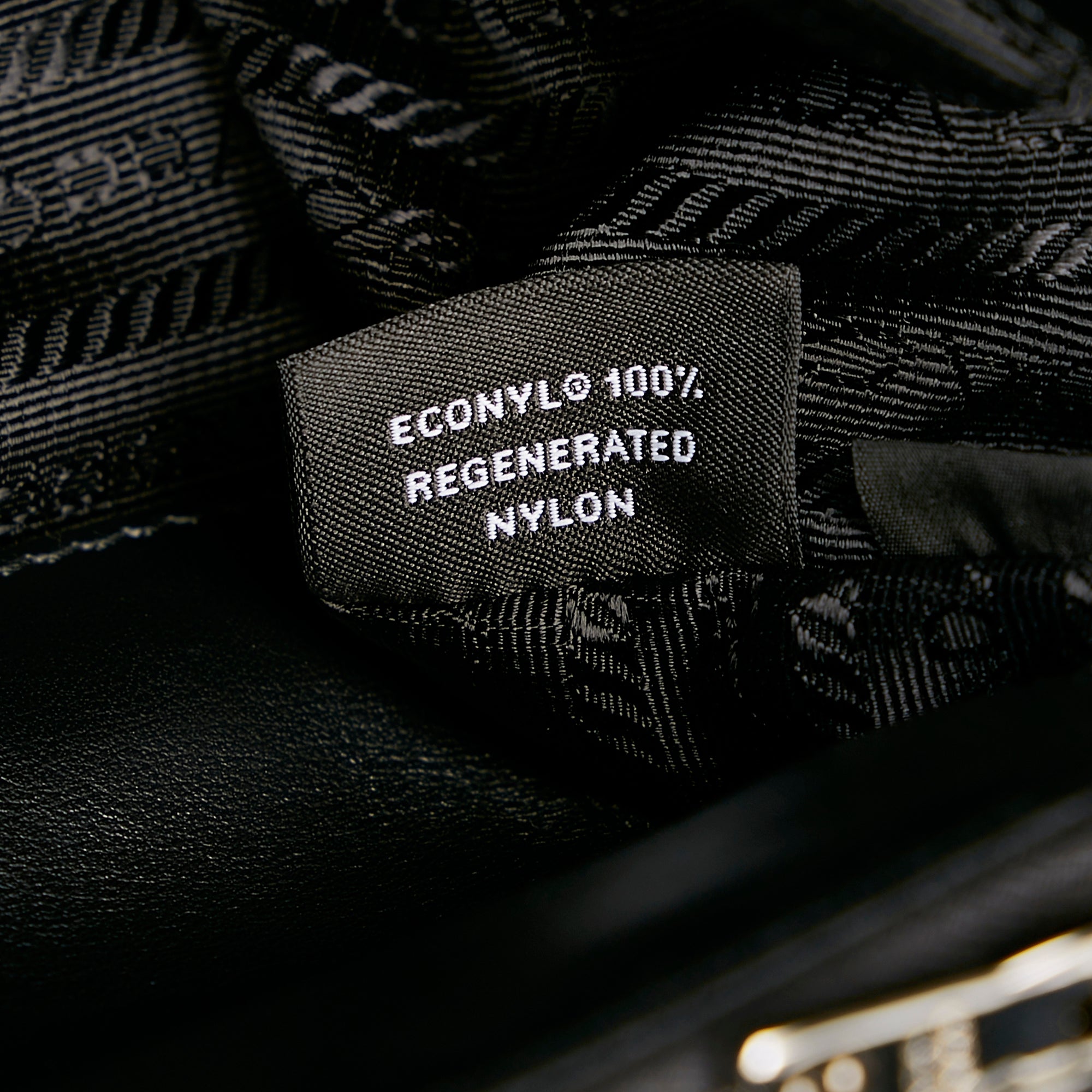 Prada | Pre-Owned Re-Nylon & Spazzolato Pocket Crossbody | Black