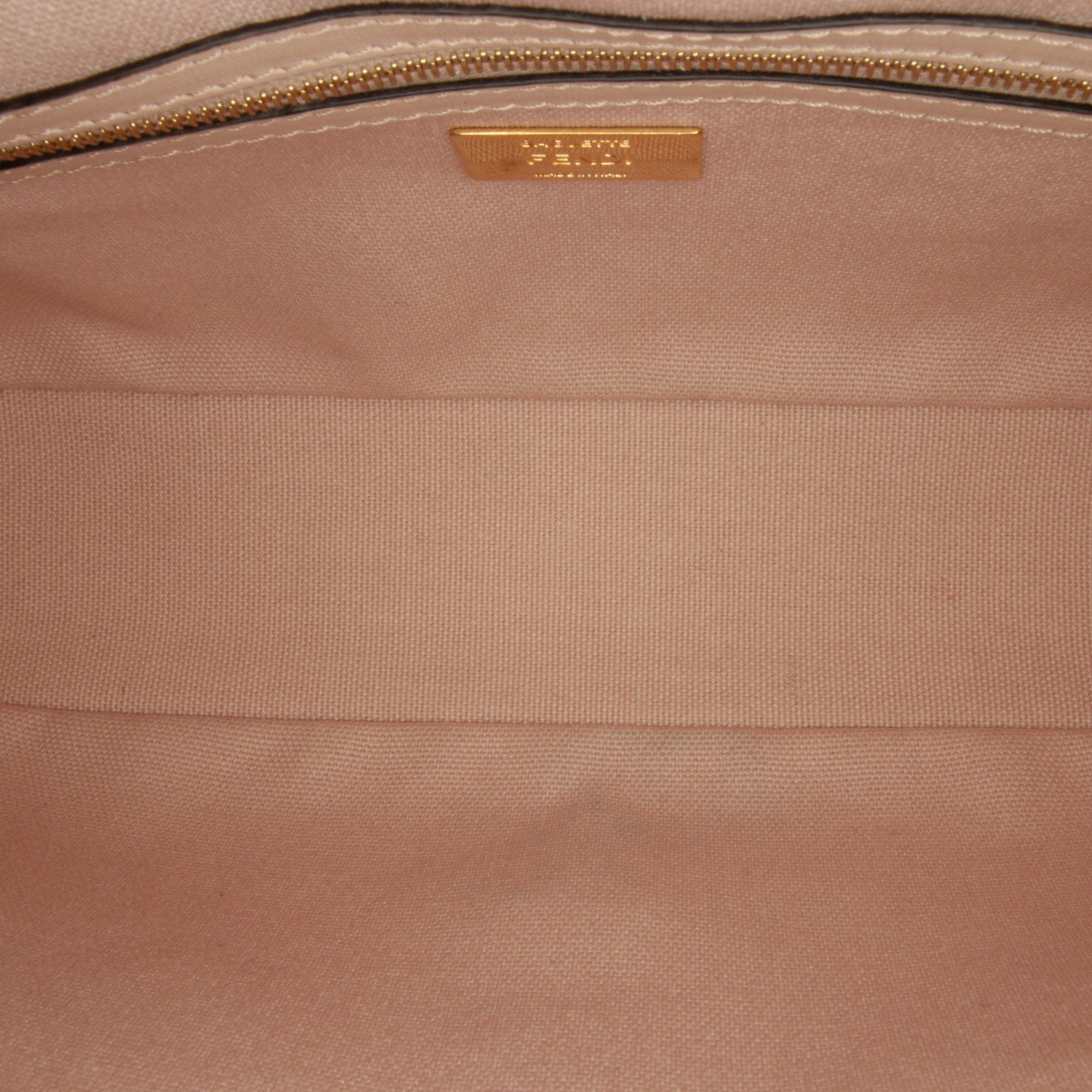 Fendi | Pre-Owned Zucca Embroidered Baguette Satchel | Pink