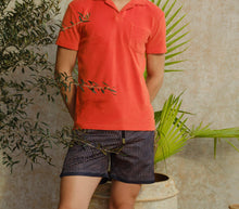 Terry Towelling Tailored Fit Organic Cotton Towelling Polo Shirt | Firestone