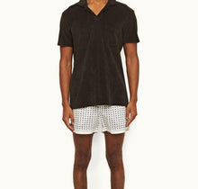 Terry Towelling Tailored Fit Resort Towelling Polo Shirt | Truffle