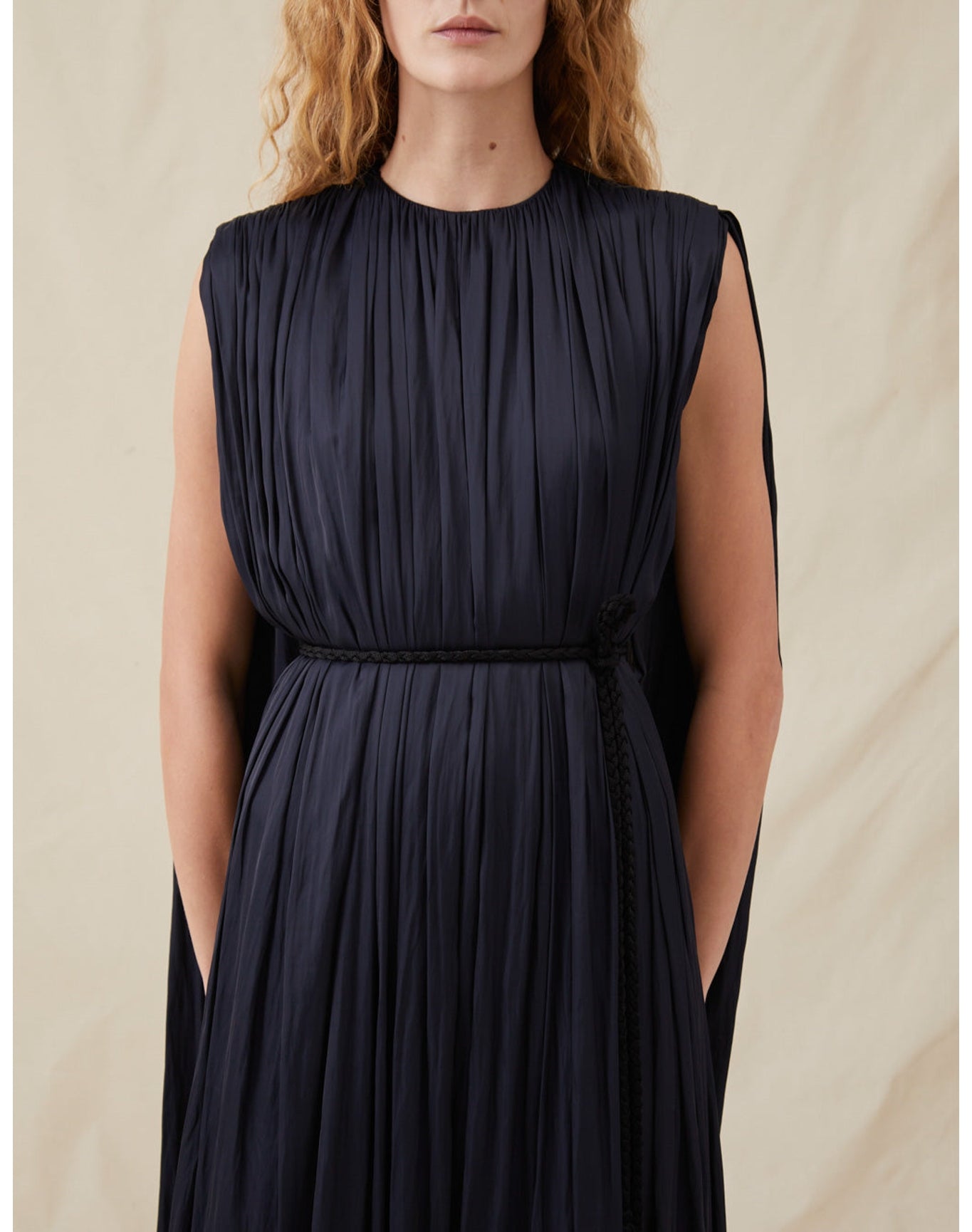 The Cape Dress | Midnight