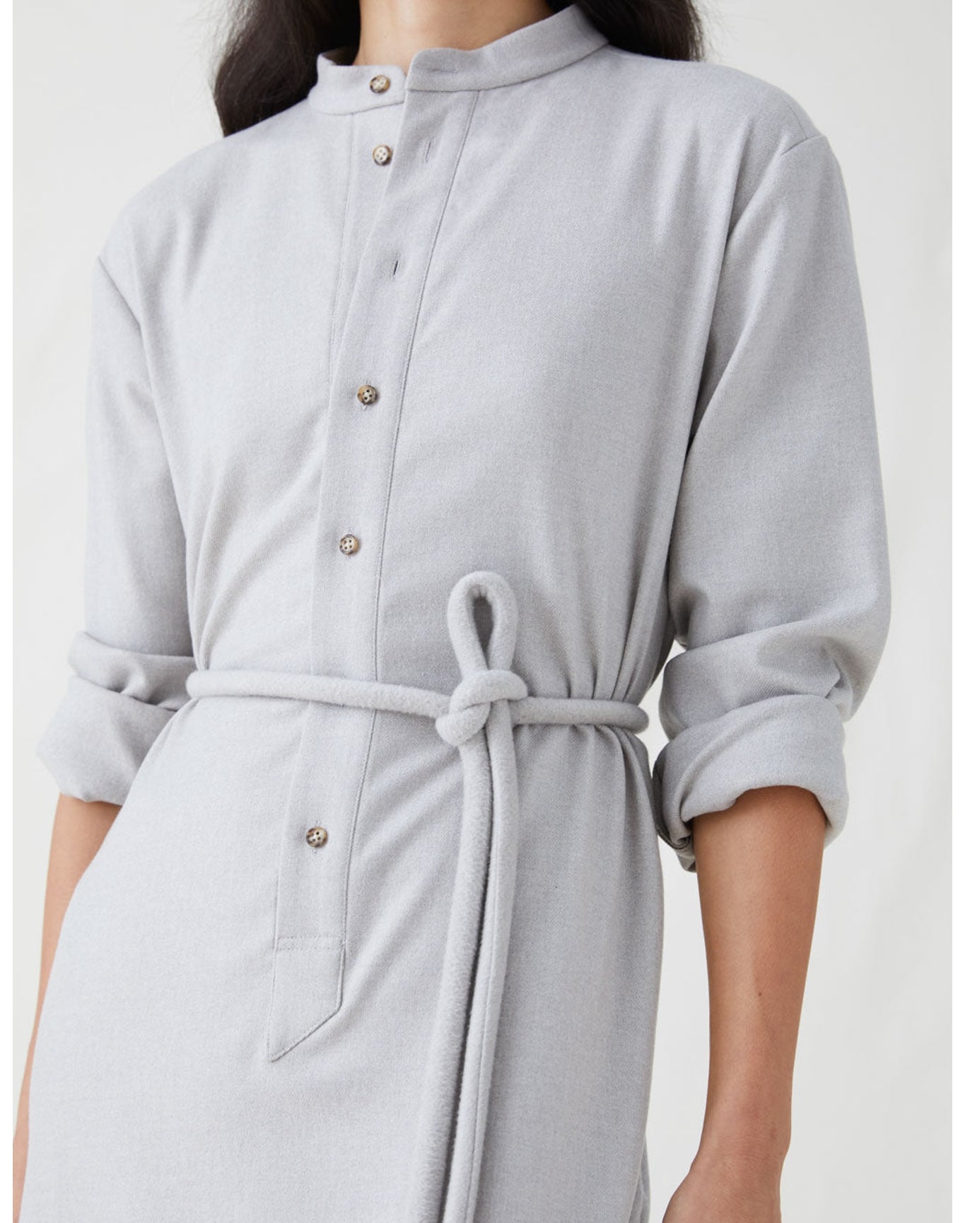 The Cashmere Tube Belt | Light Taupe