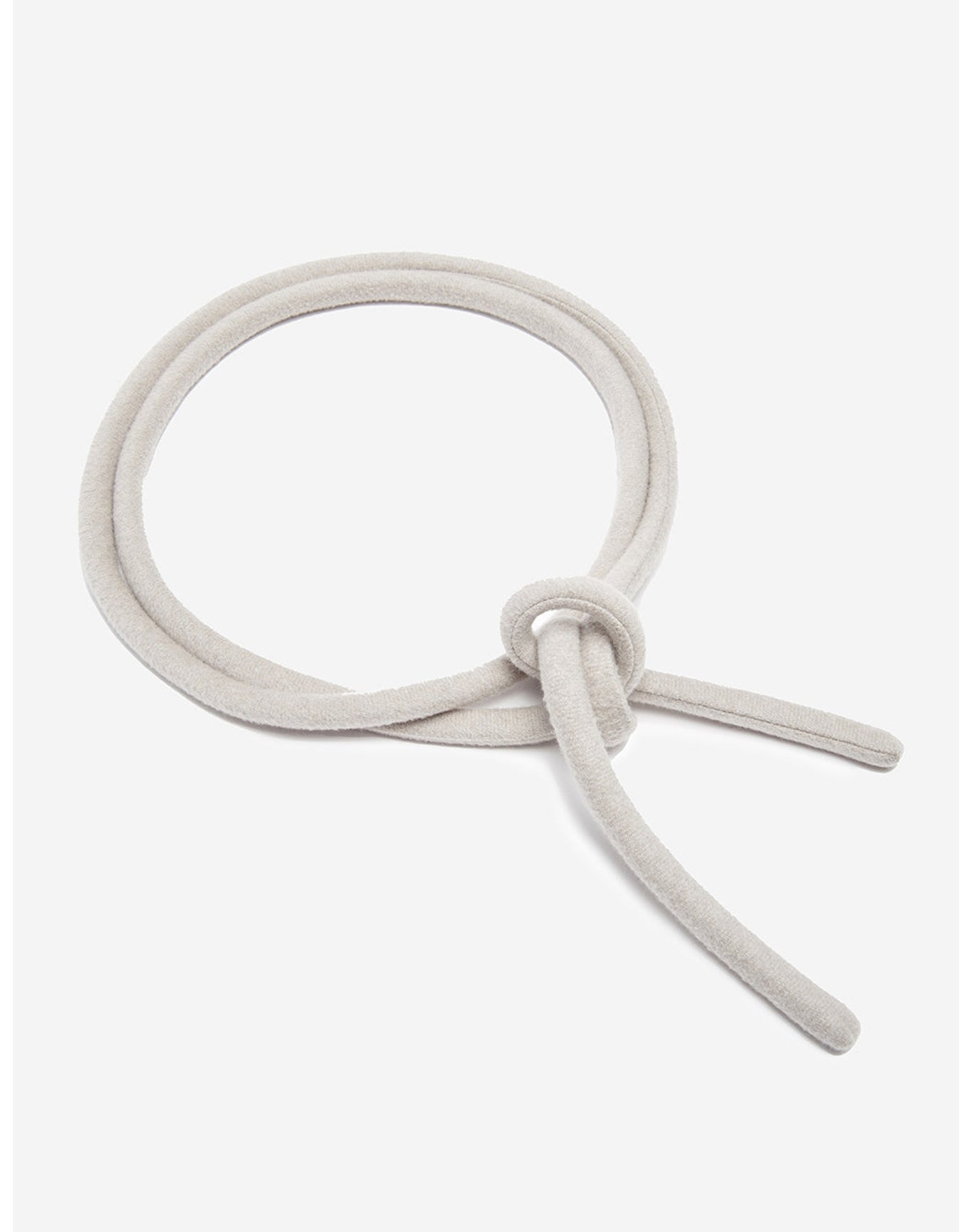 The Cashmere Tube Belt | Light Taupe