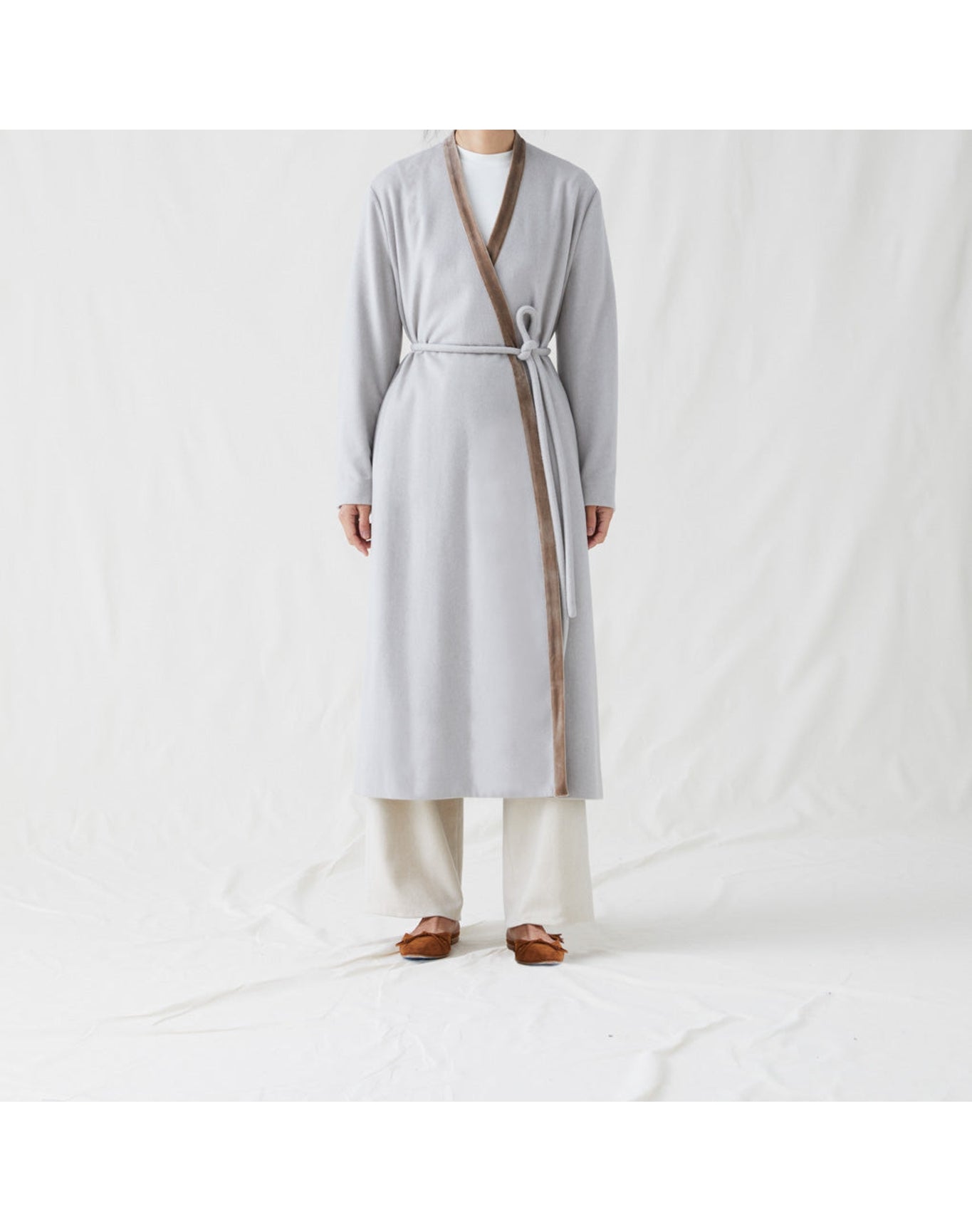 The Cashmere Tube Belt | Light Taupe