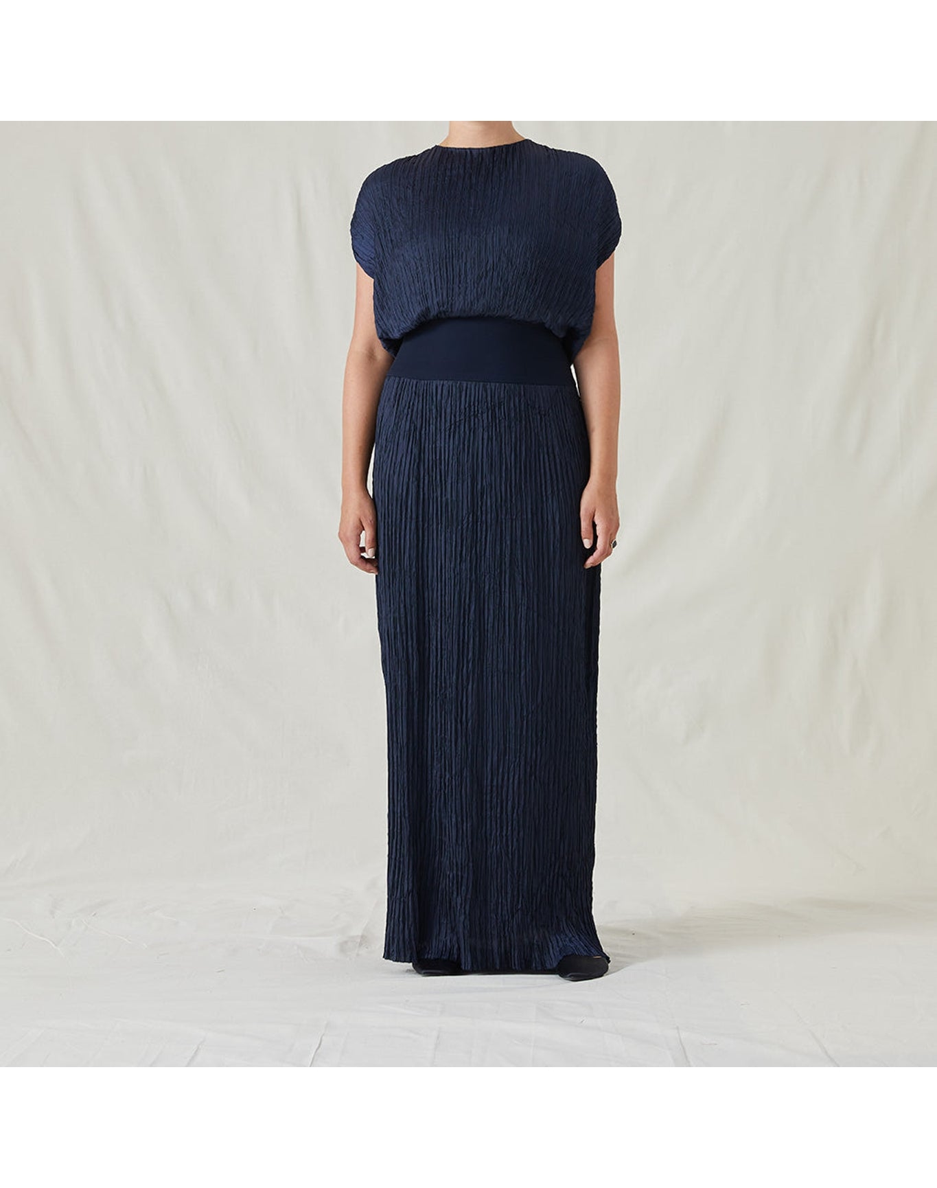 The Crinkled Dress | Midnight