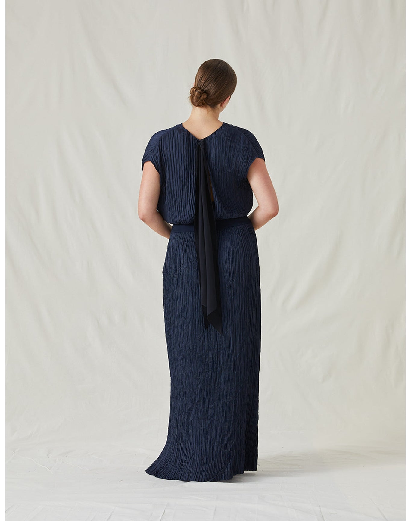 The Crinkled Dress | Midnight