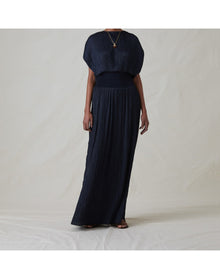 The Crinkled Dress | Midnight