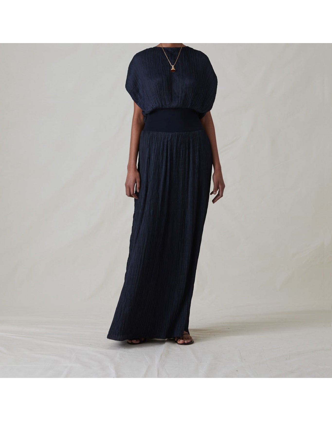 The Crinkled Dress | Midnight
