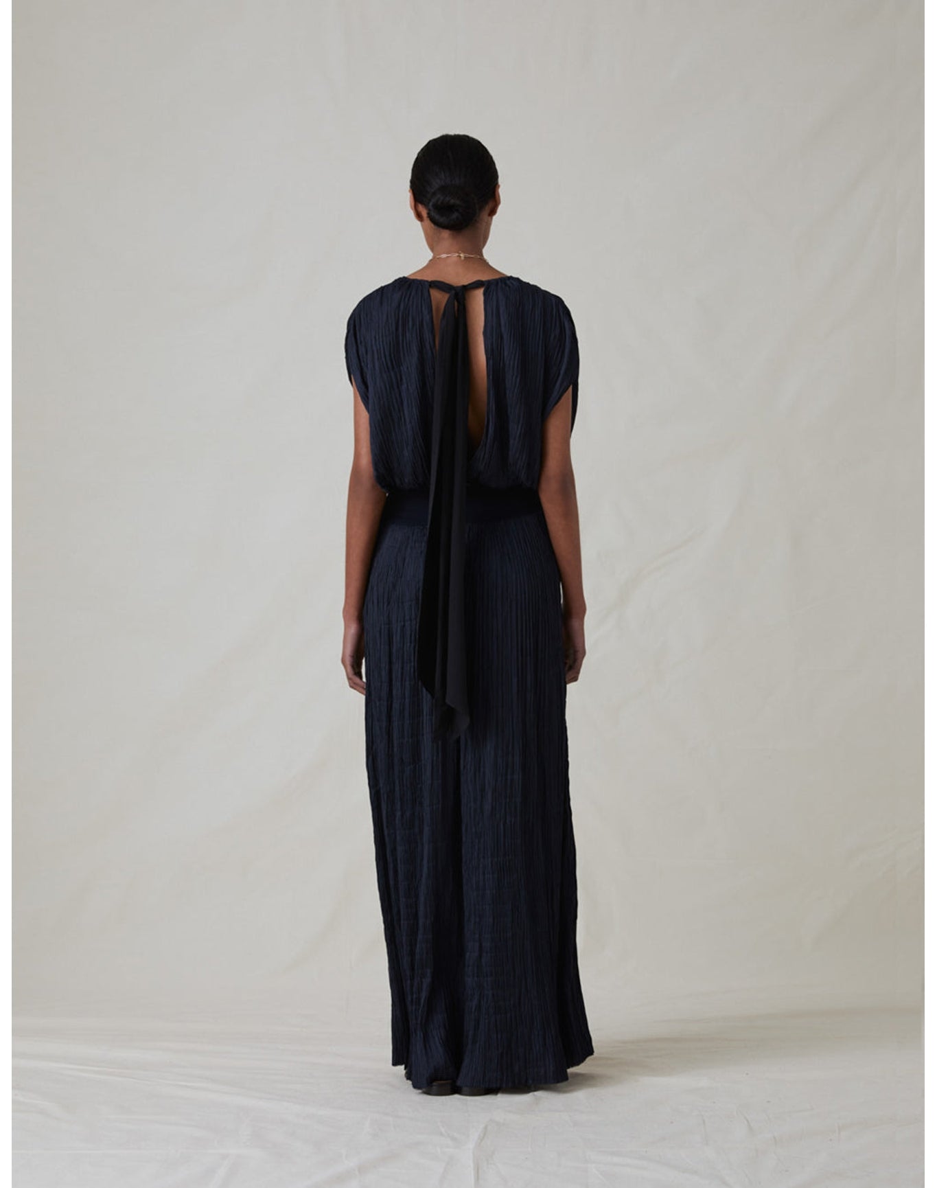 The Crinkled Dress | Midnight