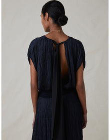 The Crinkled Dress | Midnight