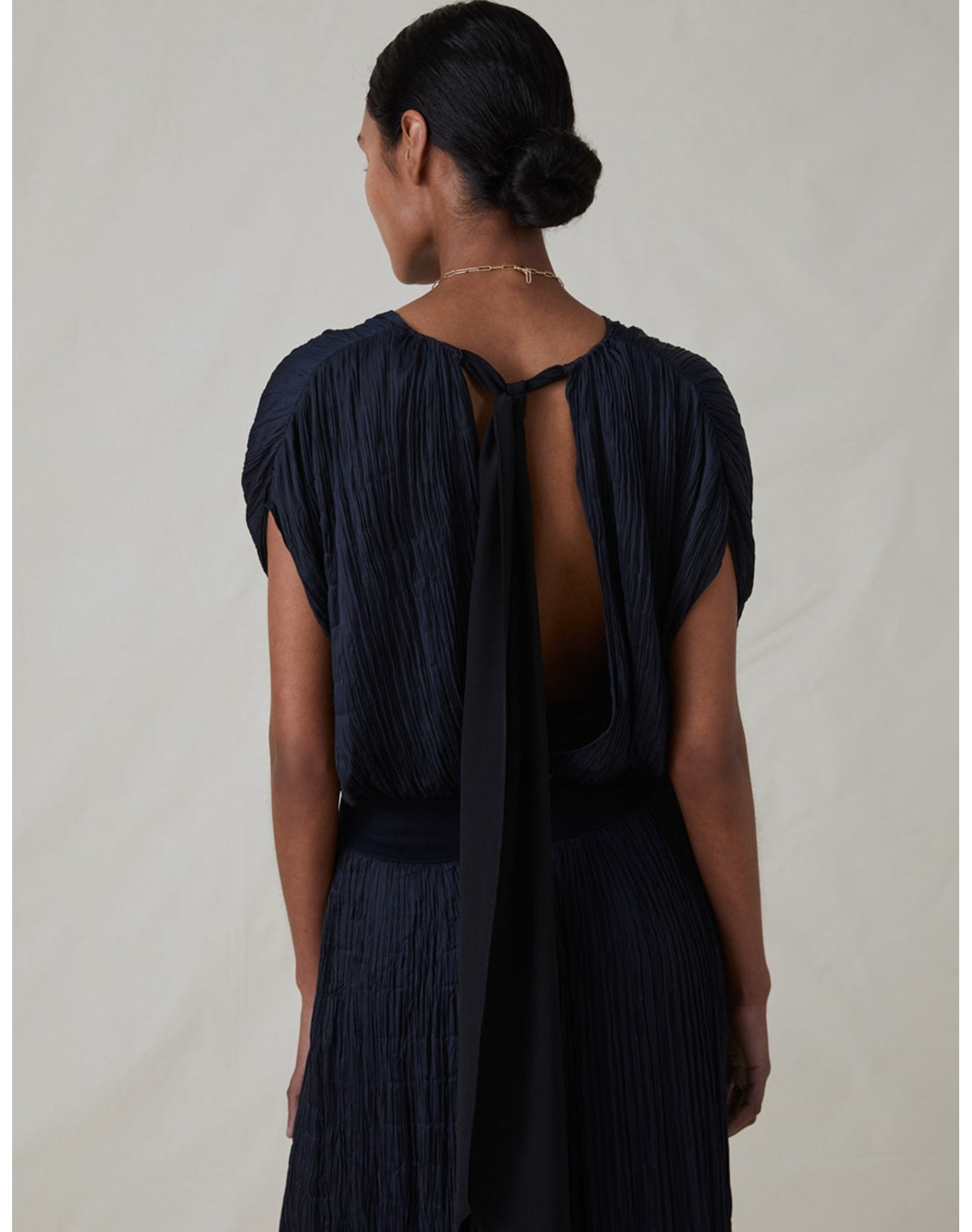 The Crinkled Dress | Midnight