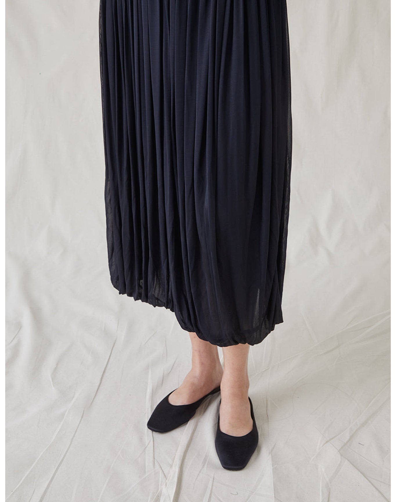 The Draped Jersey Dress | Dark Navy