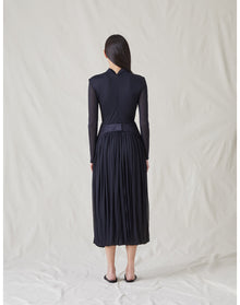 The Draped Jersey Dress | Dark Navy