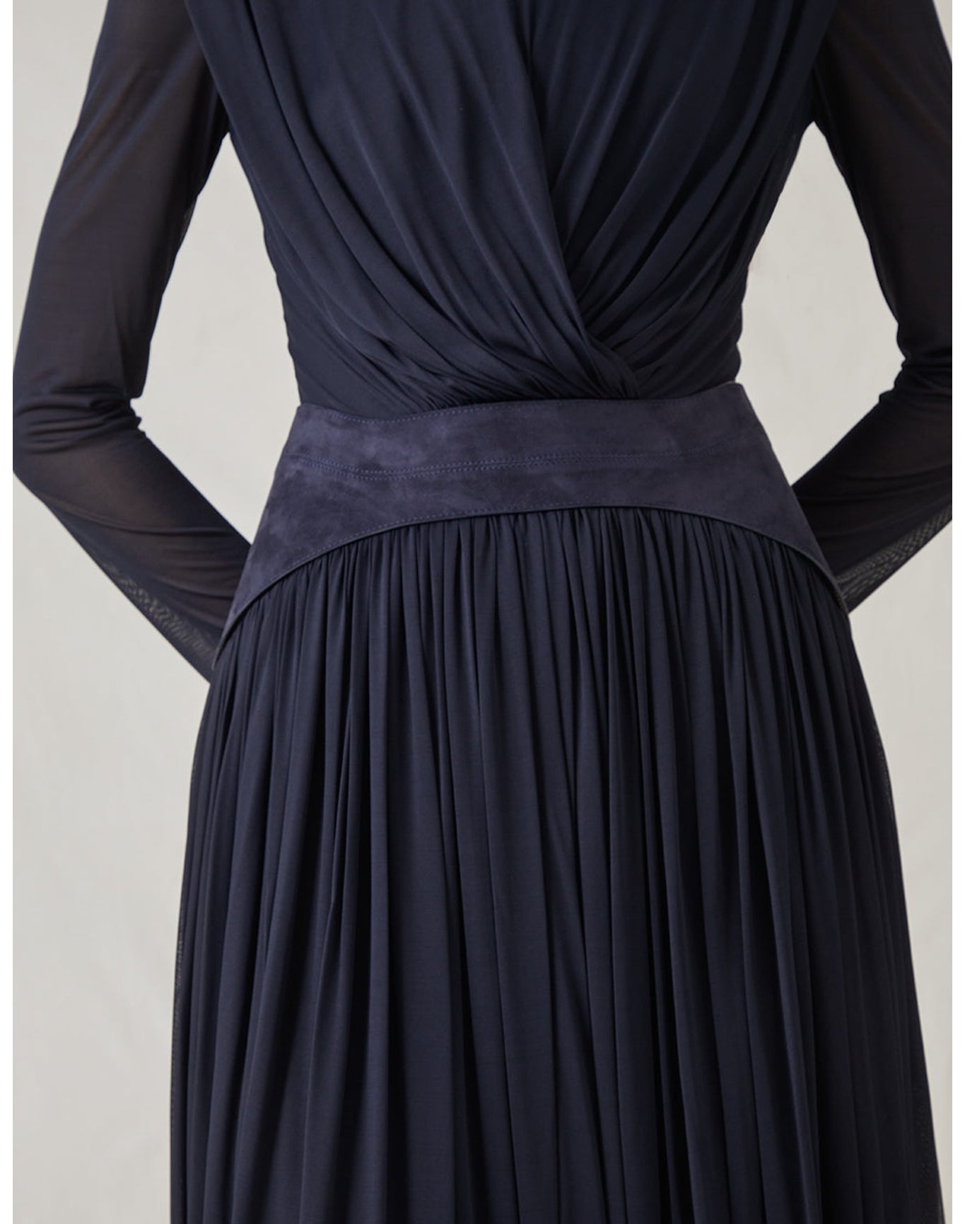 The Draped Jersey Dress | Dark Navy