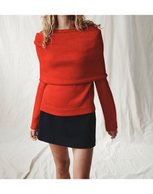 The Evening Wrap | Scarlet
