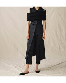 The Evening Wrap in Silk Mohair | Black